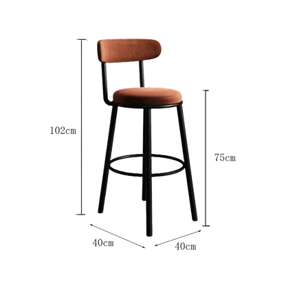 Bar Stools Velvet Kitchen Bar Stool