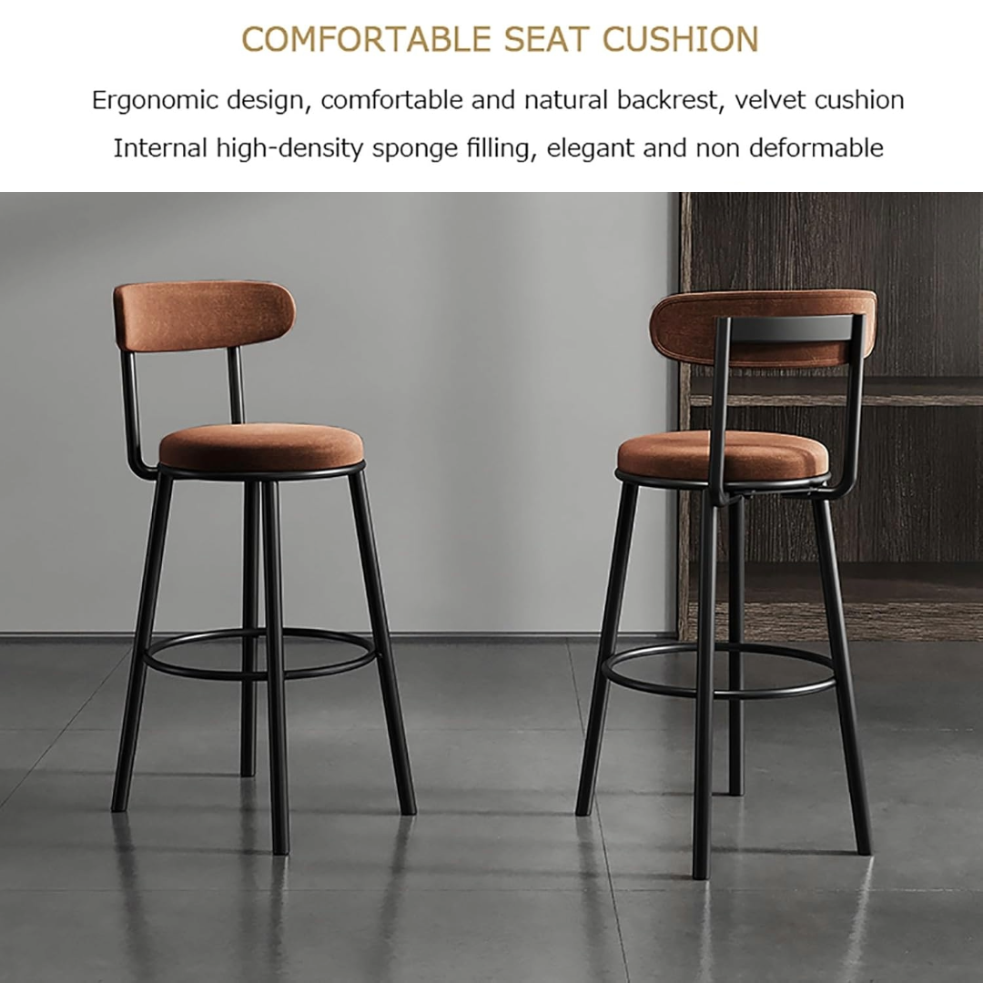Bar Stools Velvet Kitchen Bar Stool