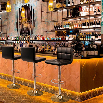 Bar Stool Height Adjustable Bar Stool Set of 2pcs