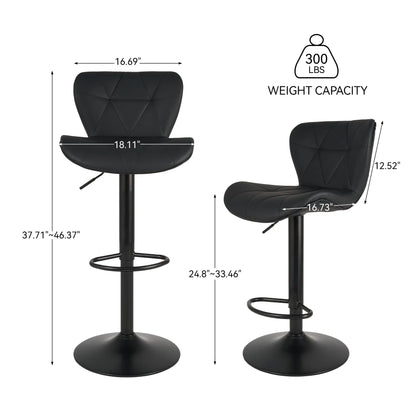 Bar Stools Adjustable Swivel Bar Stools