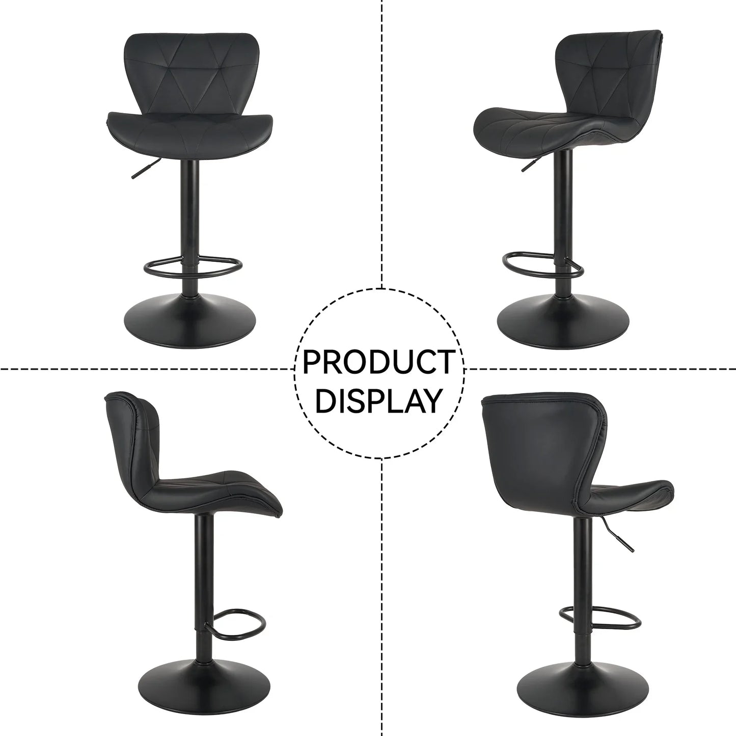 Bar Stools Adjustable Swivel Bar Stools