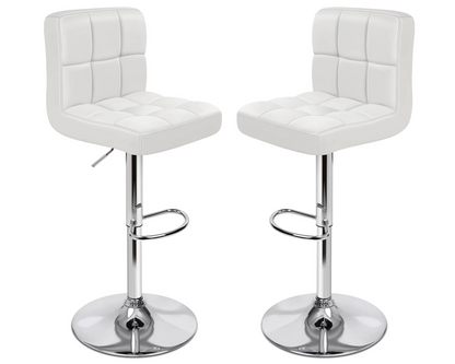 Bar Stools With Pu Leather Height Adjustable Bar Stools