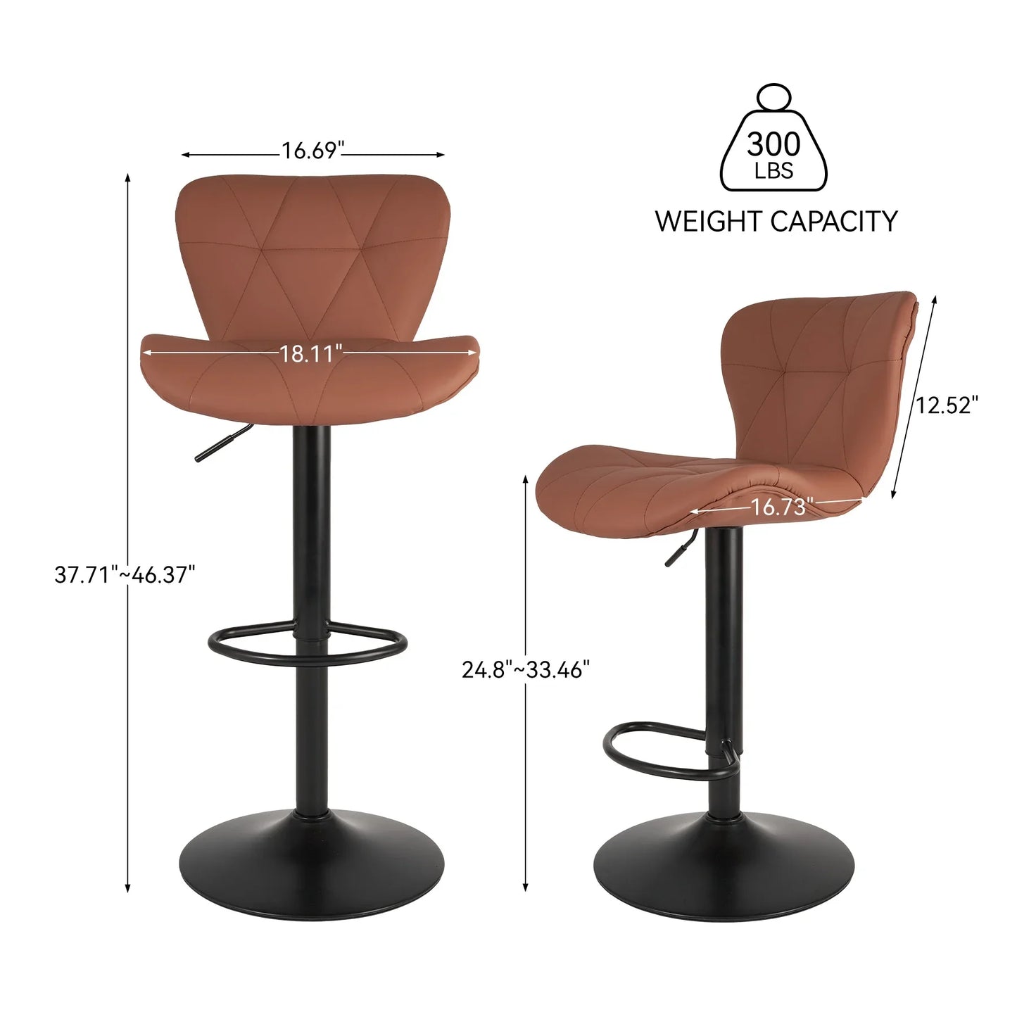 Bar Stool Height Adjustable Bar Stool