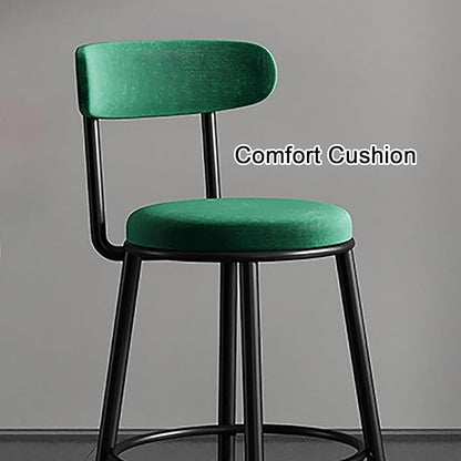 Bar Stools Velvet Kitchen Stool Green
