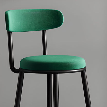 Bar Stools Velvet Kitchen Stool Green