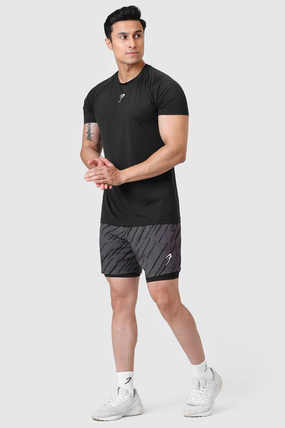 Bare Nylon T-shirt Black