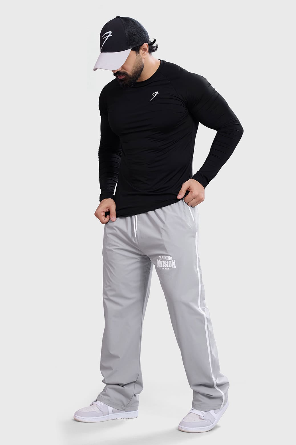 Bare Nylon Fullsleeves T-shirt Black