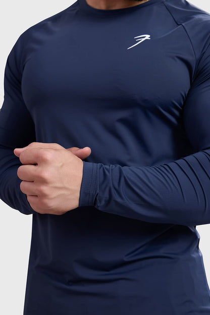 Bare Nylon Fullsleeves T-shirt Navy