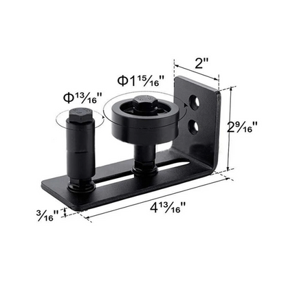 Adjustable Sliding Barn Door Floor Guide Roller