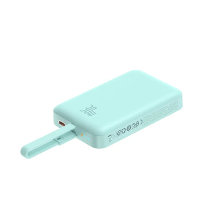 10000mAh Magnetic Magsafe Power Bank 30W Built-in USB-C Cable