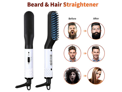 Beard Straightener Heated Comb