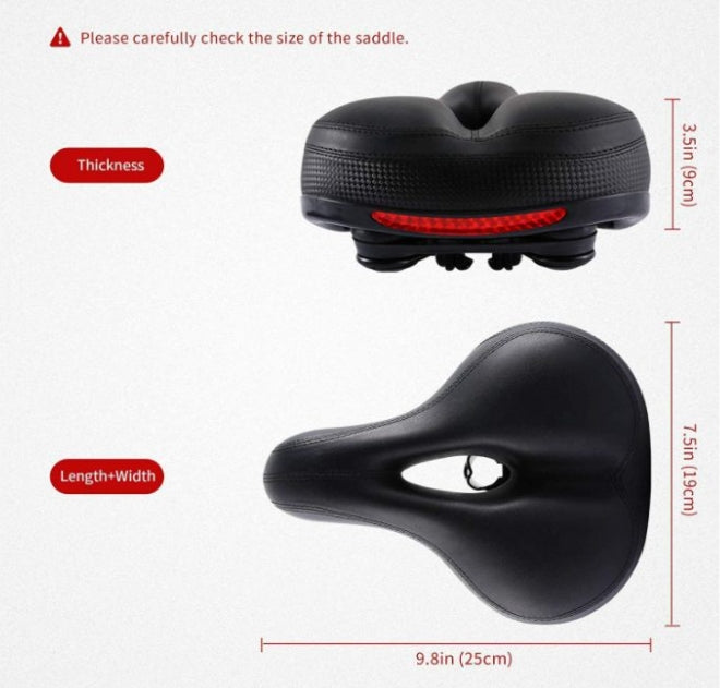 Bicycle Saddle Thickening of The Memory Foam Waterproof Replacement