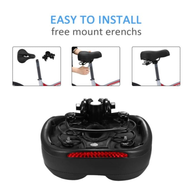 Bicycle Saddle Thickening of The Memory Foam Waterproof Replacement