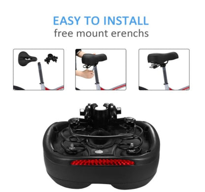 Bicycle Saddle Thickening of The Memory Foam Waterproof Replacement