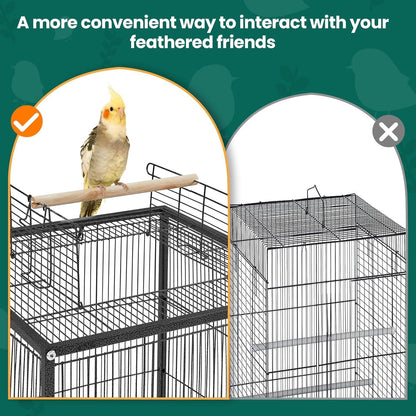 Bird Cage Parrot Aviary Perch Carrier