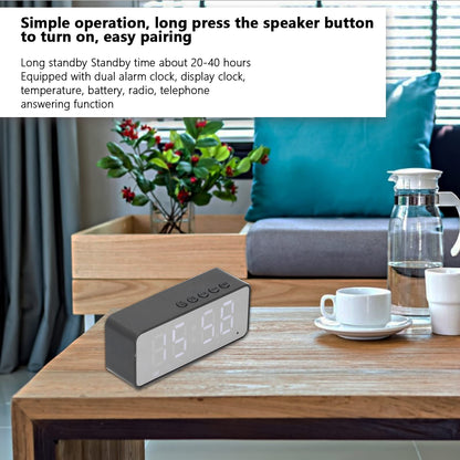 Digital Smart Alarm Clock With Bluetooth Speaker