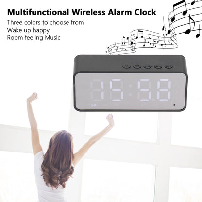 Digital Smart Alarm Clock With Bluetooth Speaker