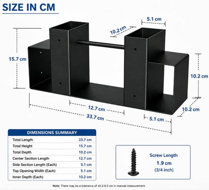 Firewood Rack Brackets, Heavy Duty Log Racks for Wood Storage