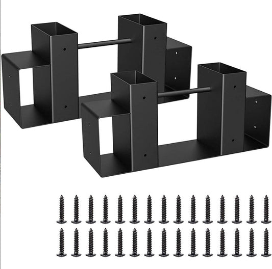 Firewood Rack Brackets, Heavy Duty Log Racks for Wood Storage