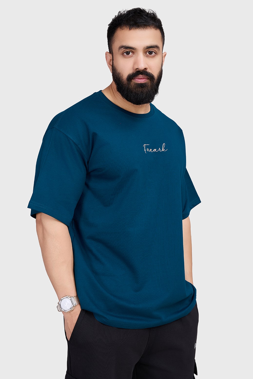 Bold Oversized T-shirt Teal