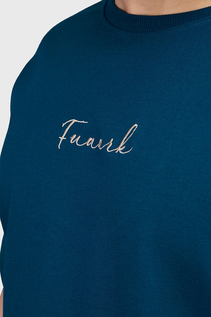 Bold Oversized T-shirt Teal