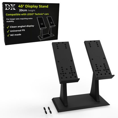 DisplayX 45°, 20cm Large Universal Technic Display Stand Compatible with LEGO® Technic Cars