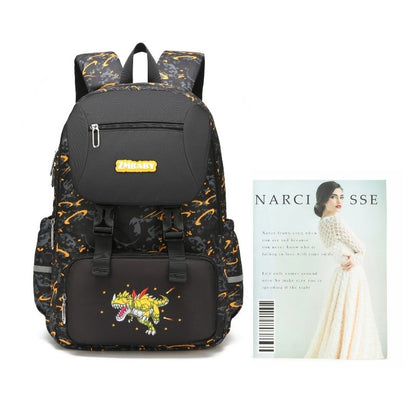 School Bags for Boys & Dinosaur Backpack for Kidsc| Black