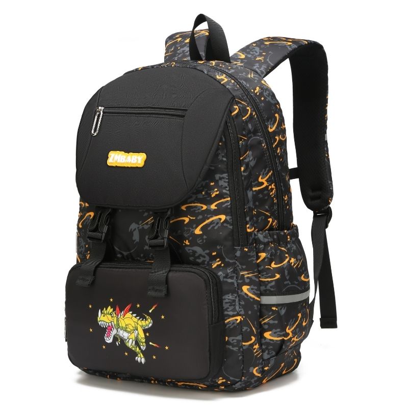School Bags for Boys & Dinosaur Backpack for Kidsc| Black