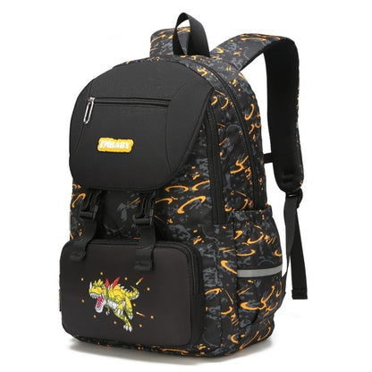 School Bags for Boys & Dinosaur Backpack for Kidsc| Black