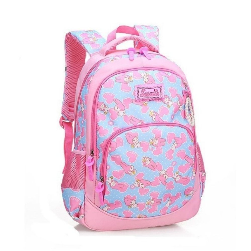 Pink Girls School Bags & Kids Backpack - Bunny