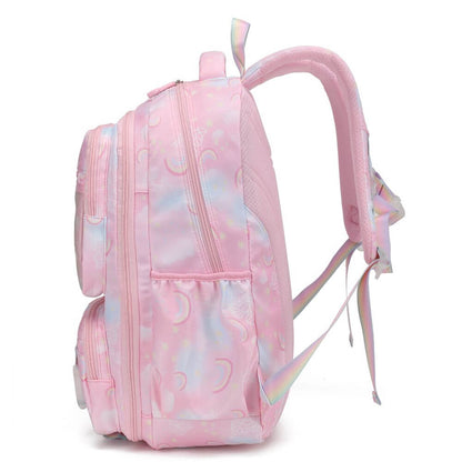 kids Backpack & Girls School Bags | Rainbow Butterfly | Pink & Purple