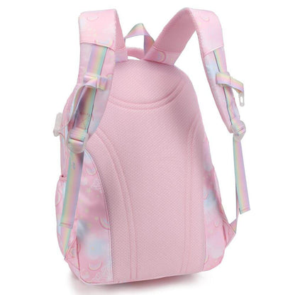 kids Backpack & Girls School Bags | Rainbow Butterfly | Pink & Purple