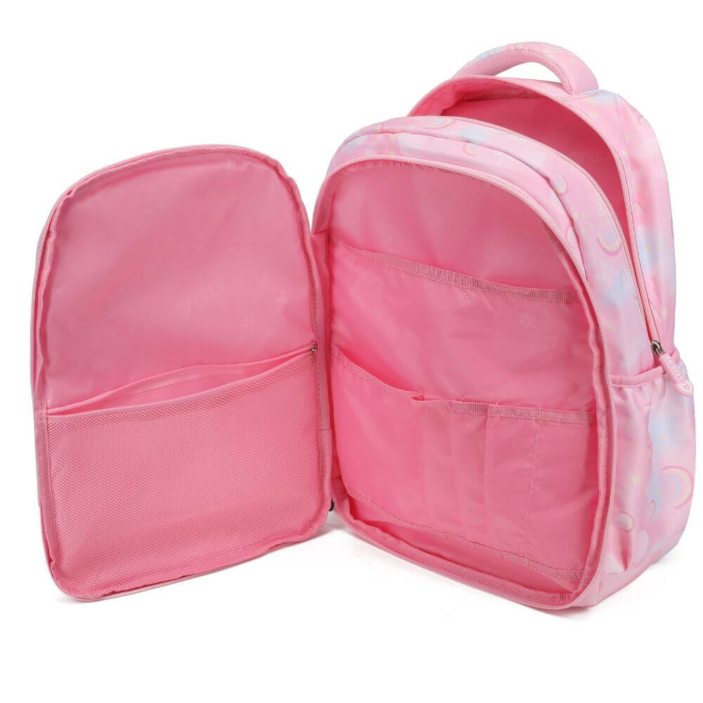 kids Backpack & Girls School Bags | Rainbow Butterfly | Pink & Purple