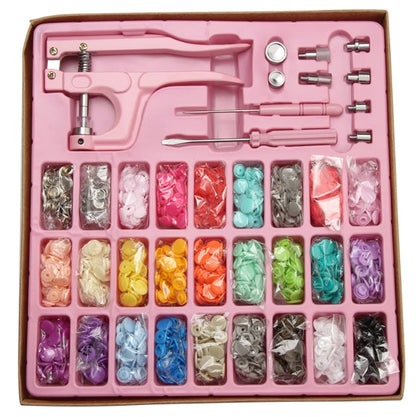 Plastic and Metal Snap Buttons with Snaps Pliers Set for Sewing and Crafting B