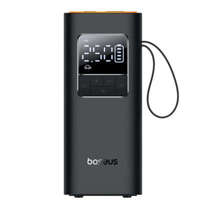 Baseus Car Air Inflator Portable Rechargeable With LCD Digital Display