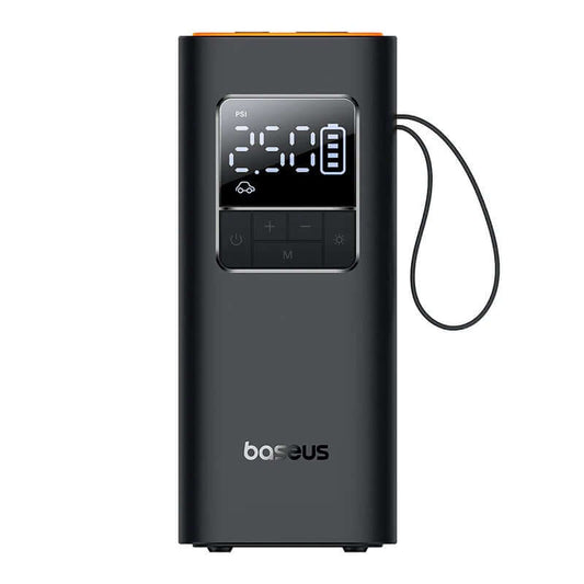 Baseus Car Air Inflator Portable Rechargeable With LCD Digital Display