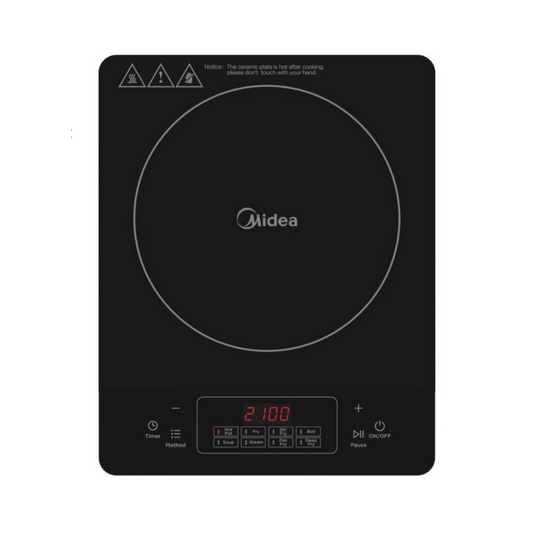 Midea 2100W 1-Zone Portable Induction Cooktop MIC210T0AGK-S