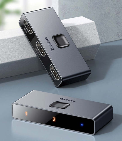 4K HDMI Switcher 2 in 1 Adapter Splitter Converter for PS4 XBOX TV PC