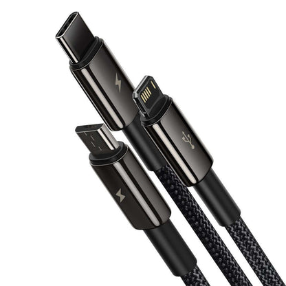 3 in 1 USB To Lightning / Micro USB / Type-C Multi 3.5A Fast Charging Cable 1.5M