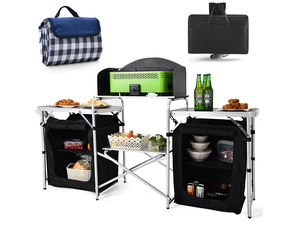 Camping Kitchen Table Portable Folding Camp Cook Table - Buy Kiwi