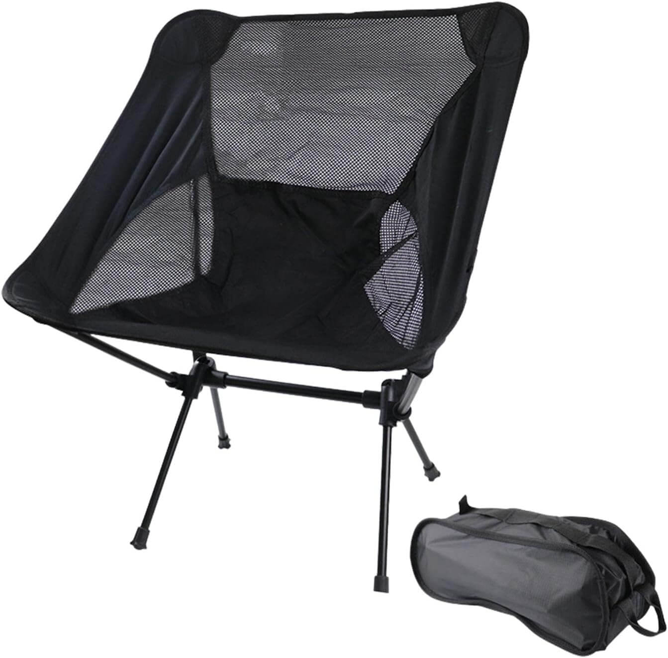 Camping chair with carrying bag
