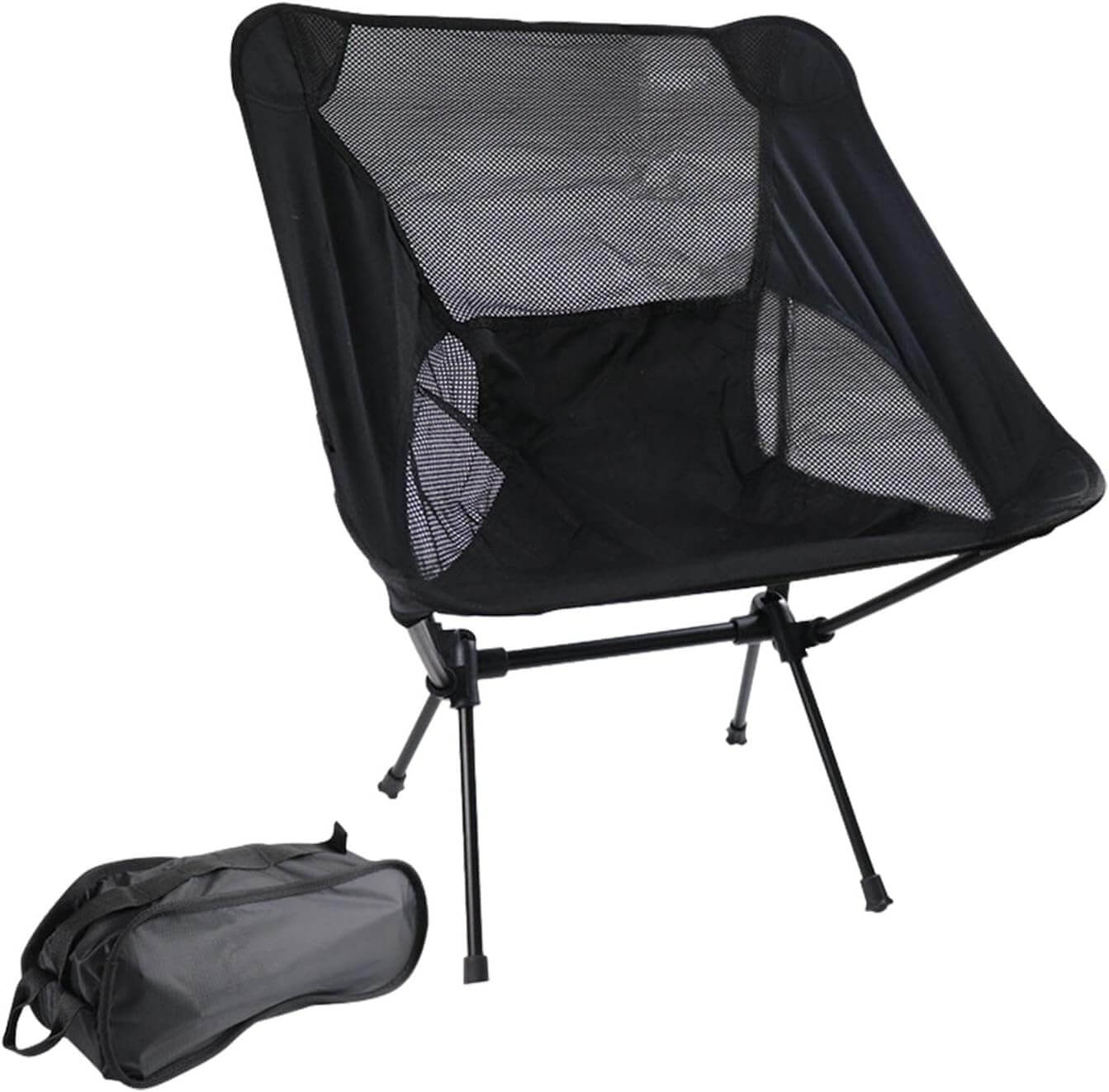 Stable four arm camping chair