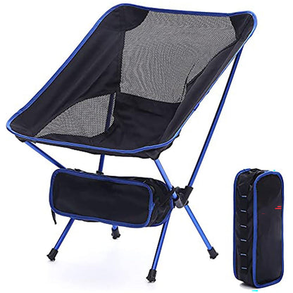 folding camping chair folded