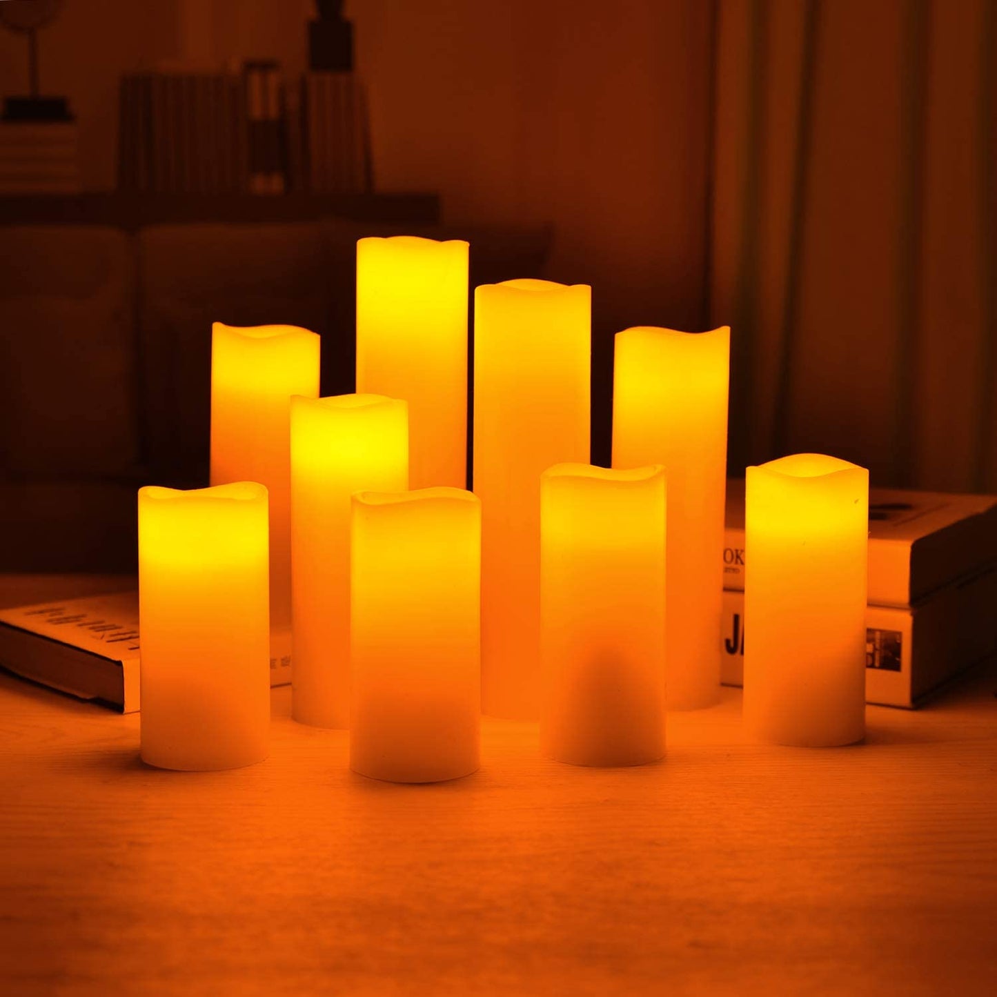 Flameless Candles Battery Operated With Remote