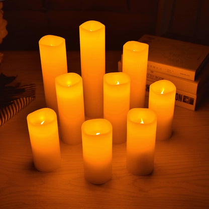 Flameless Candles Battery Operated With Remote