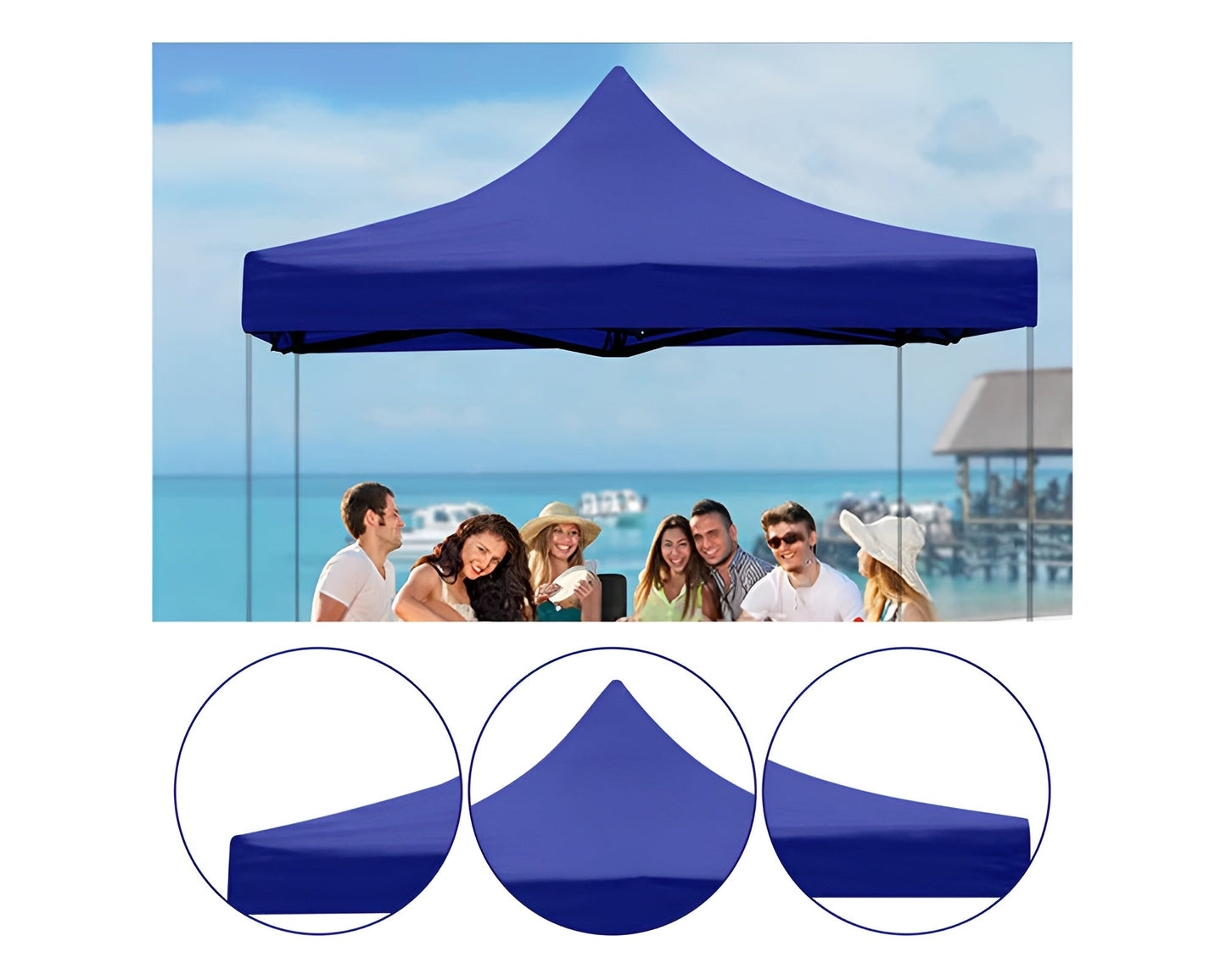 Gazebo Roof /Canopy 2.5 x 2.5m Cloth