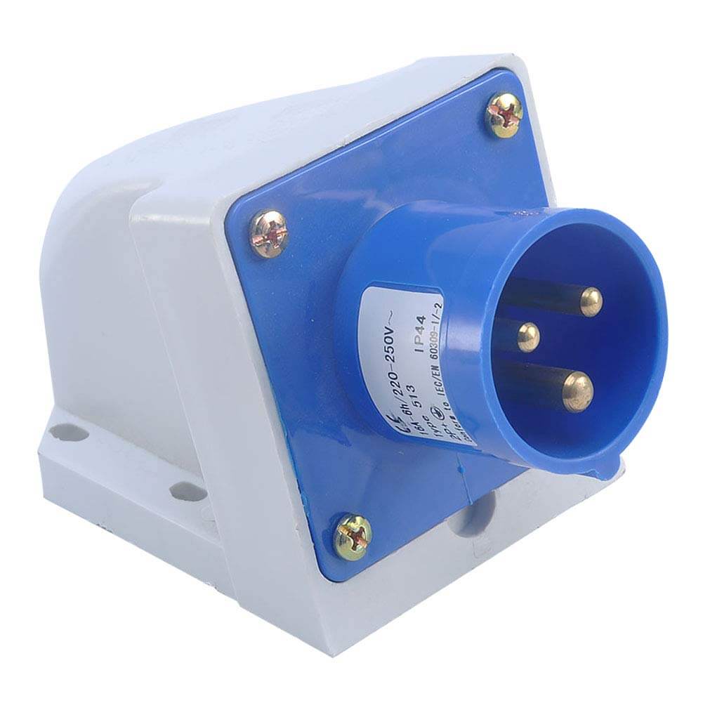 Heavy duty caravan power inlet