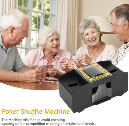 Easy push button shuffler