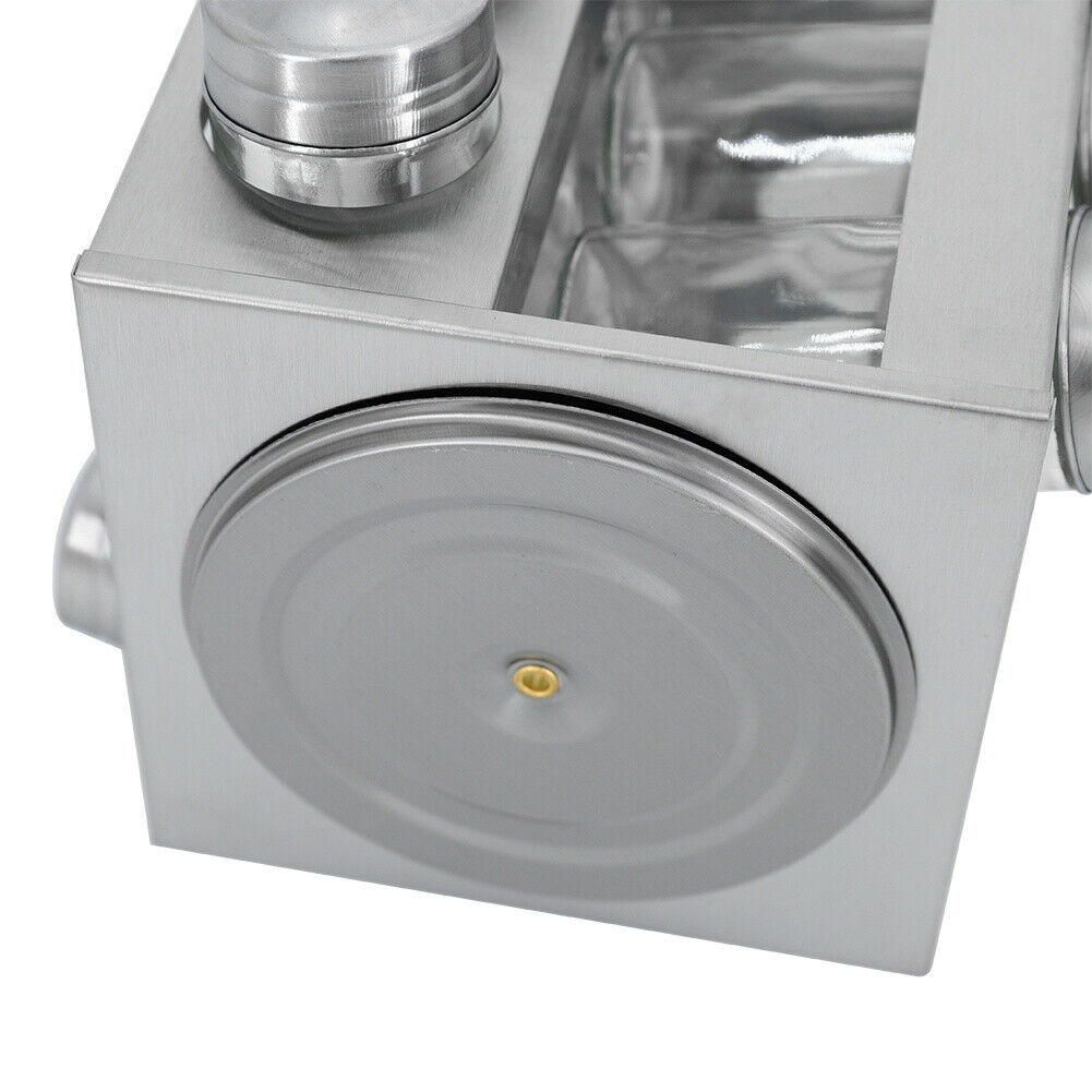 Spice Rack Stand Carousel Rotating Spice Rack Stand Glass 16 Jars