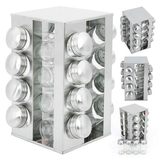 Rotating spice rack stand